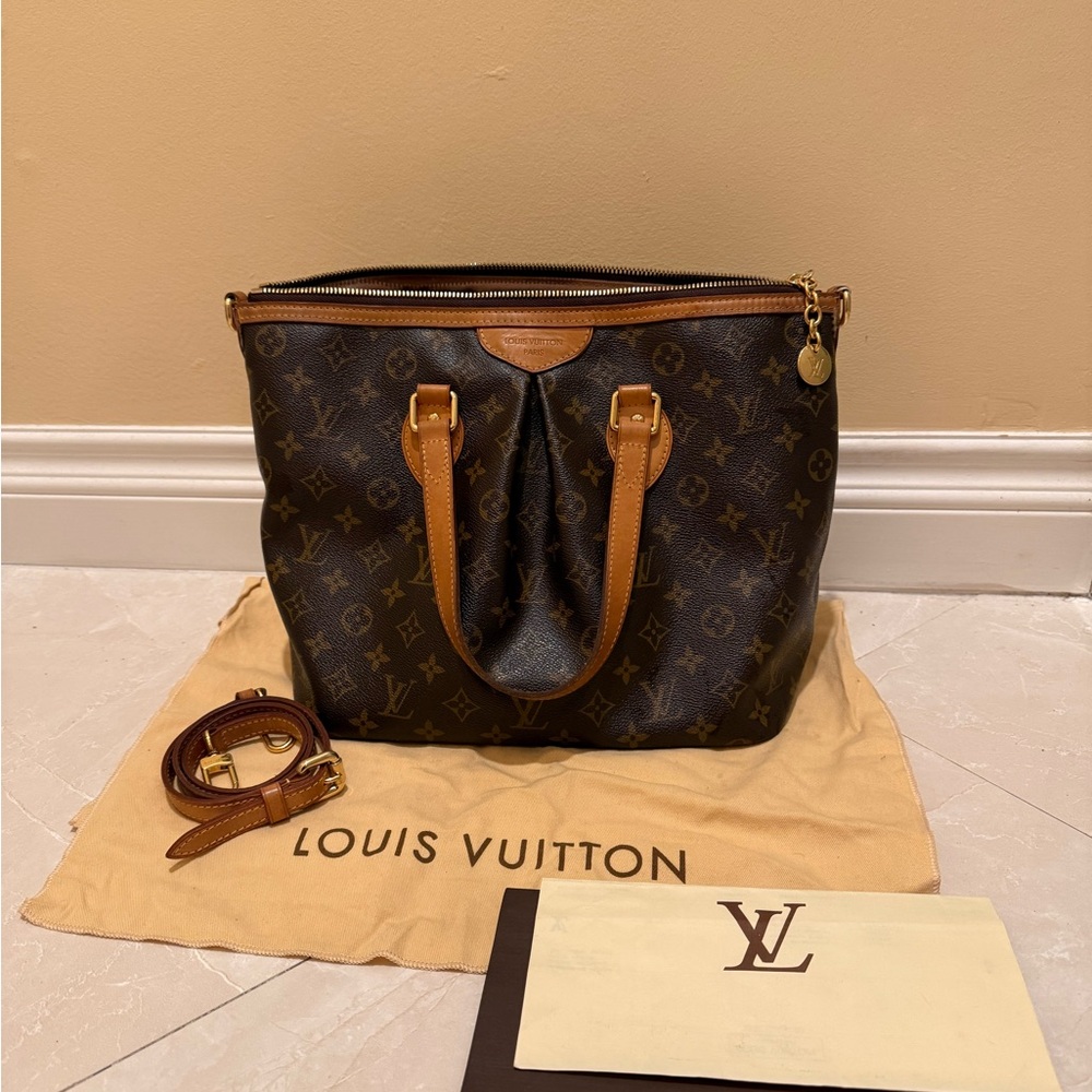 Louis Vuitton Brown Monogram Tote Bag